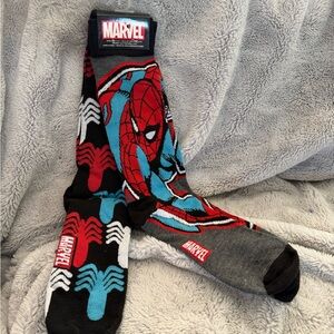 Marvel Spider-Man Socks - Black, Red, and Blue